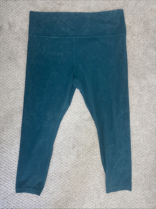 Athleta Pants - Athleta Women’s Teal Cropped Leggings Sz XL